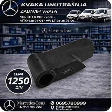 Bočna vrata: RUCICA VRATA BRAVA KVAKA SPRINTER -06 VW LT 28-35 VITO 638 | Rucica — 4