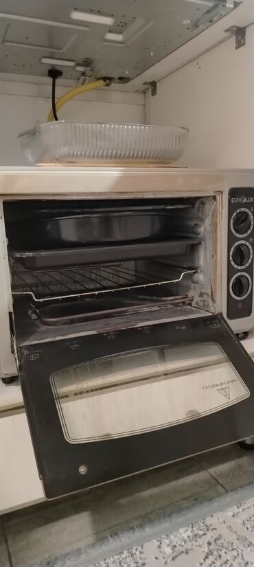 sumqayitda islenmis soyuducu: Duxovka Eurolux, Elektrik, rəng - Boz, Ayrıca dayanan