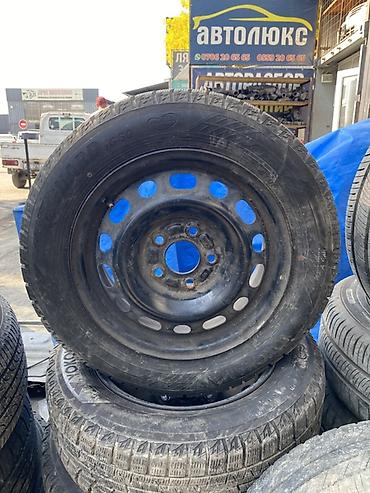 225 60 р16: Автомобильное колесо в сборе: шина на штампованном стальном диске. По — 1