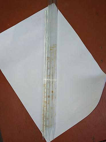 Qab-qacaq və mətbəx ləvazimatları: ﻿Şüşə pipet (pipetka) Laboratoriya üçün maye damcılayıcı. Şkalalı — 6