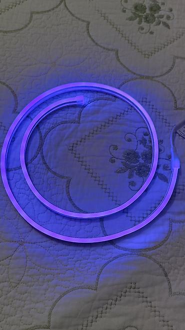 neon: Musiqiyə Həssas LED Neon Şerit İşıq - Rəng: Yaşıl işıq (fotoşəkildə) — 1
