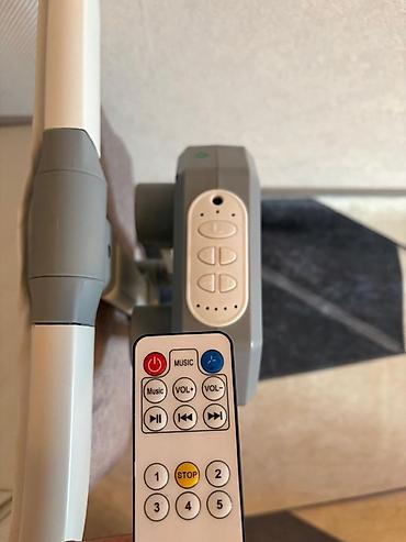 радионяня с видео: Детская прикроватная кроватка-колыбель Kidilo с электронным — 1