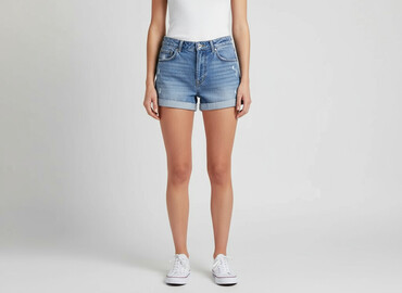 bershka spódnico spodenki: Bershka, Szorty damskie, rozmiar 2XS