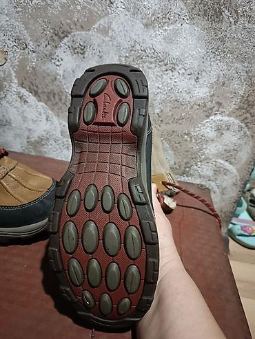 clarks обувь: Сапоги, 39, Clarks, Б/у, цвет - Коричневый, Платная доставка, Самовывоз — 2