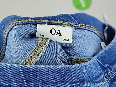 pull and bear legginsy: Spodnie jeansowe, C&A, 7 lat, 122, stan - Bardzo dobry — 4