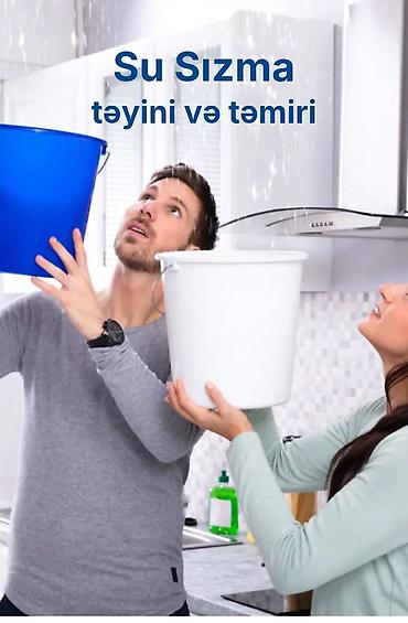 Su sızmasının təyini təmiri xidməti 0553156596 - Mənzillərdə, fərdi