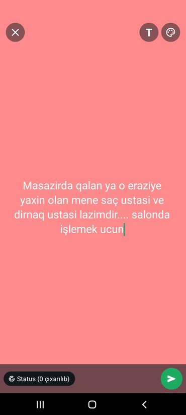 dirnaq ustasi vakansiya: Dırnaq ustası tələb olunur, Fiks edilmiş ödəniş, 1-2 illik təcrübə