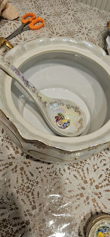 Sup qabları: Sup qabları, rəng - Ağ, Farfor — 3