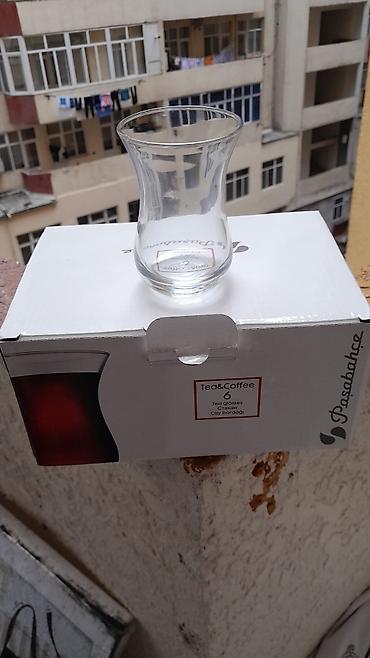 хрустальные стаканы: Qedmi temiz xrustal guldan biri 5 manat — 3