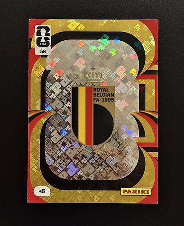 🇧🇪Belçika yığmasının emblemi - Panini Adrenalyn XL FIFA World Cup 2026