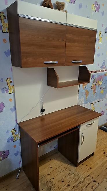 embawood mebelleri qiymetleri: Oğlan və qız üçün, İşlənmiş, 2 təknəfərlik çarpayı, Yazı masası, Dolab, Komod — 2