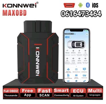 Alati za automobile: Novo -KONNWEI MAXOBD Bluetooth OBDII za IOS Android MAXOBD Bluetooth — 2
