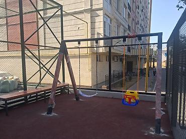 adidas 37: Уличный игровой комплекс: металлические качели на две подвески + — 2