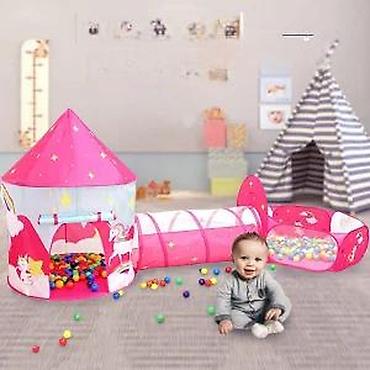 Šatori za decu: SATOR TUNEL BAZEN ZA DEVOJCICE NOVO MODEL 2025 POP-UP SISTEM | Cene — 10