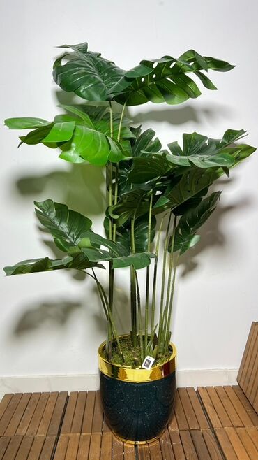 Süni güllər: Dekorativ süni ağaclar dəsti - Model 1: Varlıqlı yarpaqlı dekorativ — 6