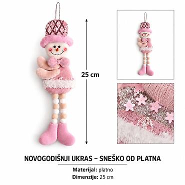KMT Viseći ukras Deda Mraz od tkanine 2905286 - Brend: Kmt style -