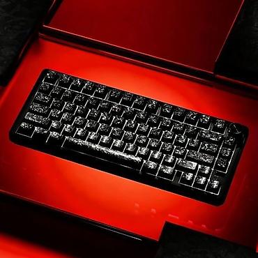 карбоновый чехол: Клавиатура, Механическая, Bluetooth, Проводное подключение, Размер: 75% — 7