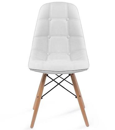табиретка: Стул Eames экокожа 82х54х46 белый Обеденный стул Стул для офиса Eames — 2