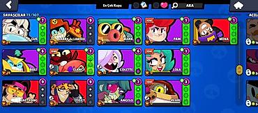 Digər oyun dəstləri: Brawl Stars oyun hesabı - Kupa: 18 035 (Kupa Yolu III) - Toplam — 6