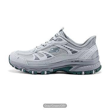 обувь на осень: Мужские кроссовки, 46, Skechers, Новый, цвет - Серый, Самовывоз — 4