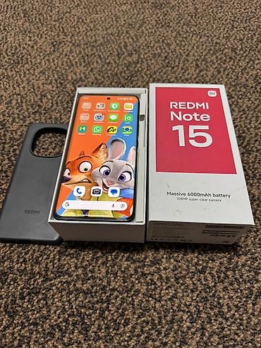 poco 7: Redmi, Redmi Note 15, Б/у, 256 ГБ, цвет - Черный, 2 SIM — 3