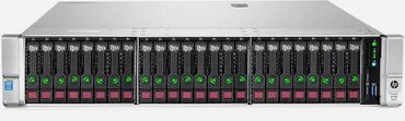 серверы 2u rackmount: Б/У сервер HP 380 gen 9 с дисковой полкой на 24 диска 2.5 дюйма