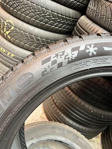man 19 5: Шины 255 / 45 / R 19, Зима, Б/у, Комплект, Германия, Michelin — 9