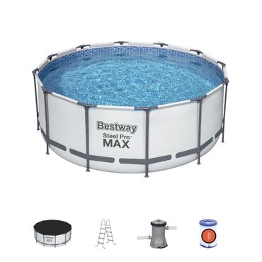 где купить лестницу для бассейна: Продаю новый бассейн !!! Характеристика на фото . Цена 27.000 сом