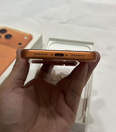 apple 14: IPhone 17 Pro Max, Новый, 256 ГБ, Оранжевый, Чехол, Кабель, Коробка, 100 % — 6