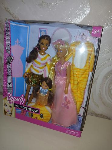 nəfəs alan oyuncaq: Məhsul: Beauty Fashion Show kukla dəsti Təsvir: - Qutuda 2 böyük — 2