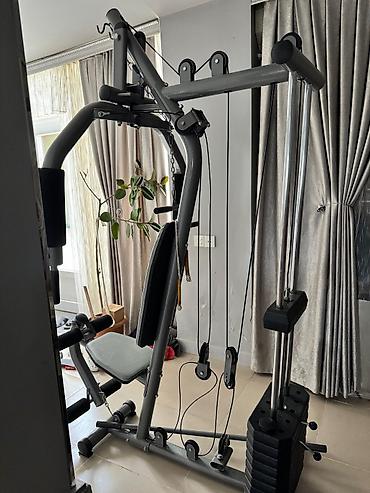 eliptik trenajor: Çoxfunksiyalı ev trenajoru – kabel və blok sistemi ilə - Tam bədən — 2