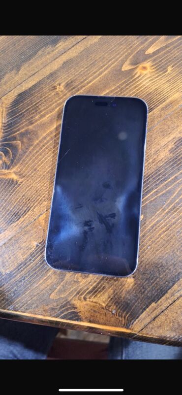 Apple iPhone: IPhone 14 Pro, 128 GB, Deep Purple, Zəmanət, Face ID, Sənədlərlə