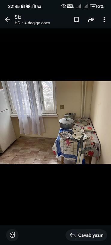 Mənzillər: 3otaqlı mənzil – mətbəx və sanitar qovşaqla - Geniş işıqlı otaq: iri — 3
