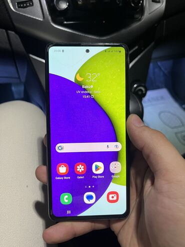 samsung a52 azerbaycanda qiymeti: Samsung Galaxy A52, 128 GB, rəng - Qara, Barmaq izi, Face ID, İki sim kartlı