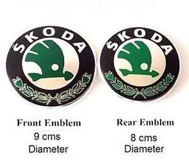 akcije 24: Skoda Znak. Novi znakovi za Skodu. ✨ Dimenzije 79mm i 88mm. Cena je po — 8