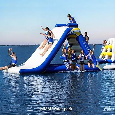 Hovuzlar: Şişmə aquapark | YENİLİK 2026 | Suda hazır istirahət sistemi | Biznes — 6