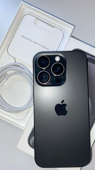 поко м5 чехол: IPhone 15 Pro, Б/у, 256 ГБ, Black Titanium, Чехол, Кабель, Коробка, 93 %
