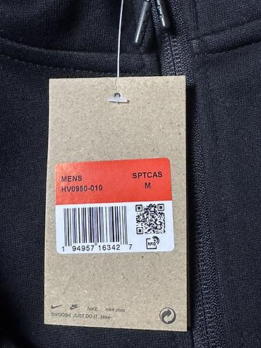nike бу: Мужская толстовка, M, Nike, Новый, цвет - Черный, Самовывоз, Платная доставка — 2