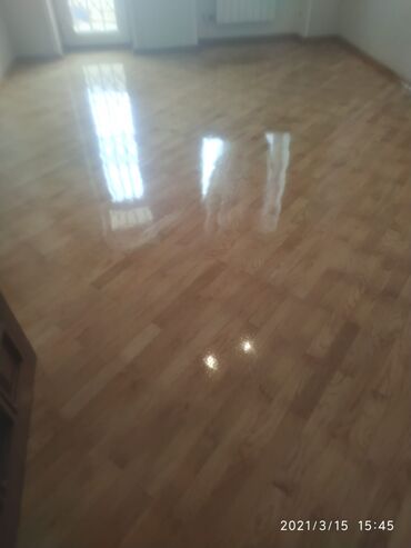 Döşəmə işləri: Pol ve parketlerin yonulub laklanmasi yuksek seviyyede — 4