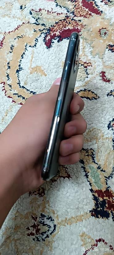 aifon 8: IPhone 11 Pro, Б/у, 64 ГБ, Matte Midnight Green, Чехол, 69 % — 5