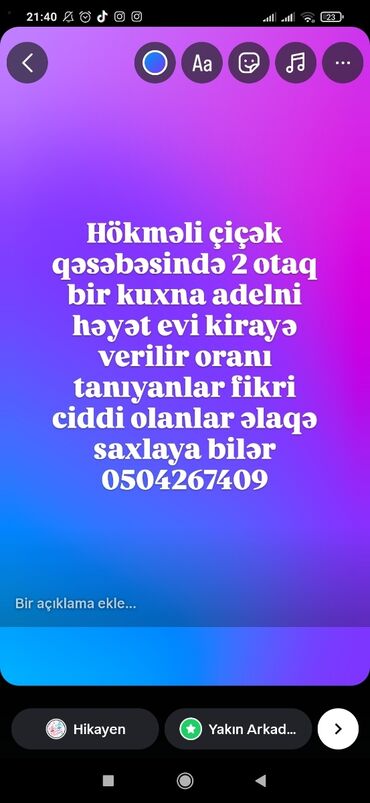 дорогие виллы в городе: Hökməli qəsəbəsində kirayə həyət evi. - Plan: 2 otaq + ayrıca mətbəx -