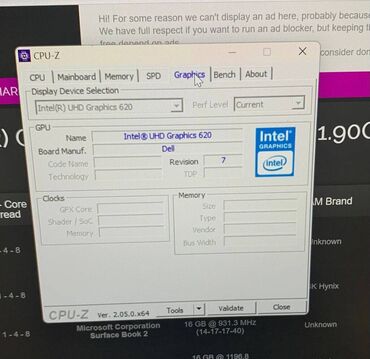 Ноутбуки: Ноутбук, Dell, 8 ГБ ОЗУ, Intel Core i7, 14.1 ", Б/у, Для работы, учебы, память NVMe SSD — 2