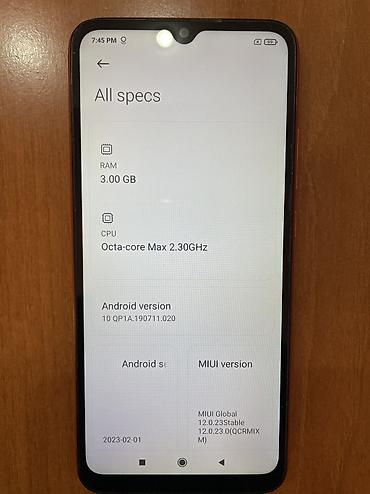Redmi: Redmi, Redmi 9C, Б/у, 64 ГБ, цвет - Красный, 2 SIM — 9