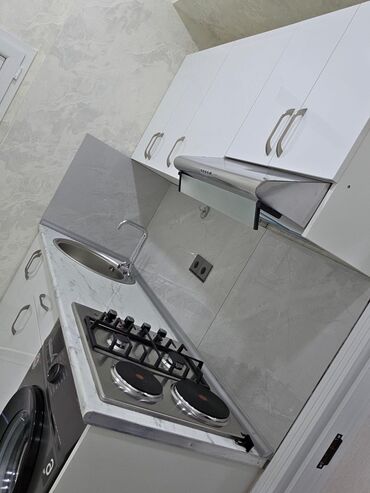 Uzunmüddətli kirayə mənzillər: 2otaqlı mənzil – zövqlü təmir və tam yaşayış üçün zəruri mebellərlə — 11