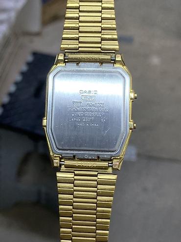 qolbaqlar instagram: Casio AQ-500G (Module 5355) – ikili ekranlı retro qol saatı - Korpus — 4
