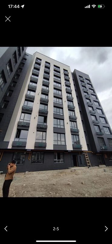 космическая: 1 комната, 46 м², Элитка, 10 этаж, ПСО (под самоотделку)