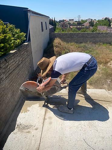 Beton işləri: Beton kəsimi xidməti - Manalit və divarlarin düz səliqəli səssiz — 2