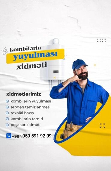 кто ставит капельницы на дому: Kombi ustası xidməti Təklif olunan işlər: - Kombilərin yuyulması -