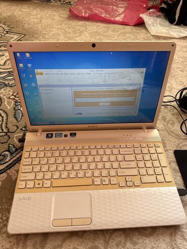 системные блоки бу: Ноутбук, Sony, 4 ГБ ОЭТ, Intel Core i3, 15.6 ", Колдонулган, Татаал эмес тапшырмалар үчүн