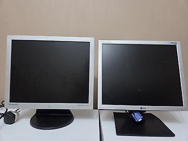 İki 17" kvadrat LCD monitor dəsti - Modellər: - Samsung SyncMaster